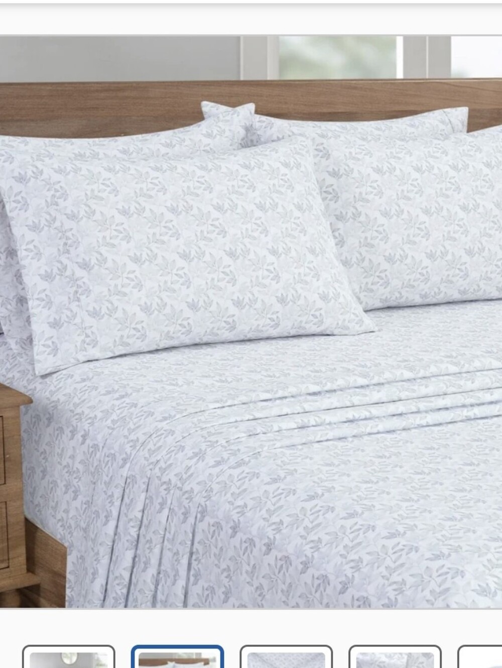 South Point Home Fashions Microfiber 6-piece Sheet Set King (Gray) NWT